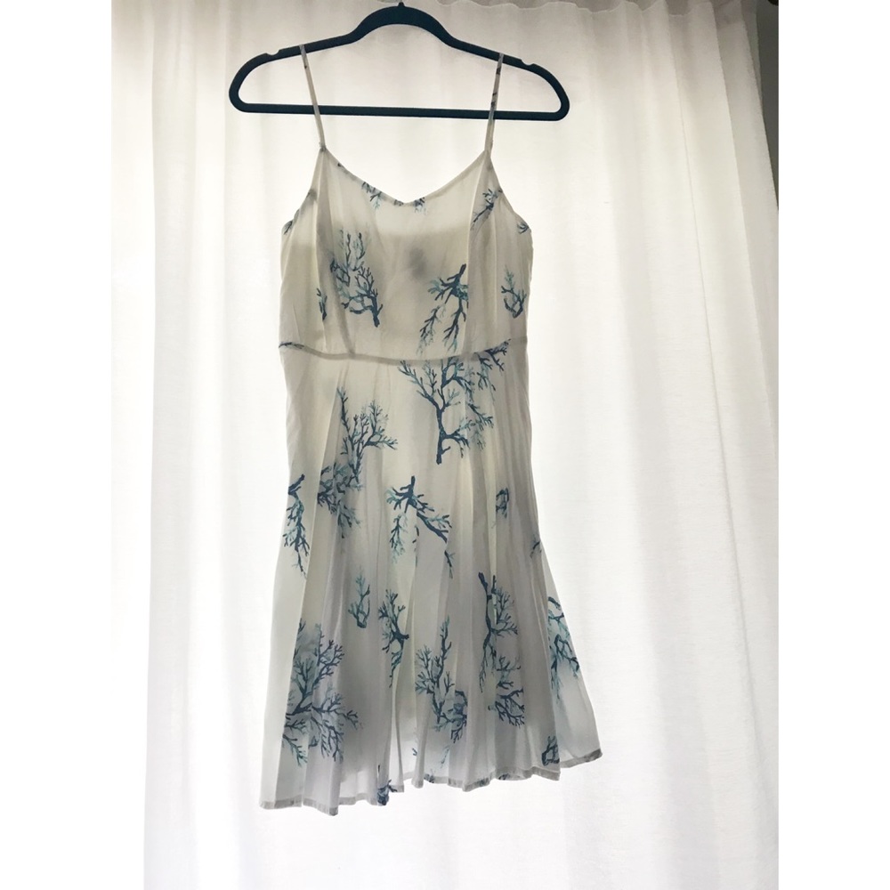 Woman’s White Coral Dress